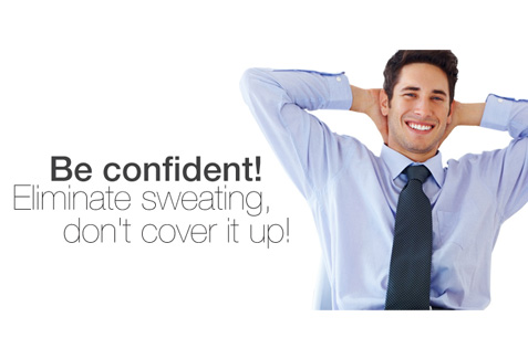 be confident eliminate sweating